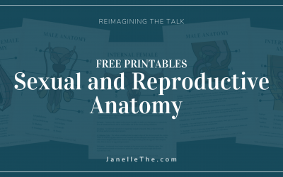 Why it’s so important to use anatomically correct language with your kids! (Plus, free printables of the Sexual and Reproductive Anatomy)